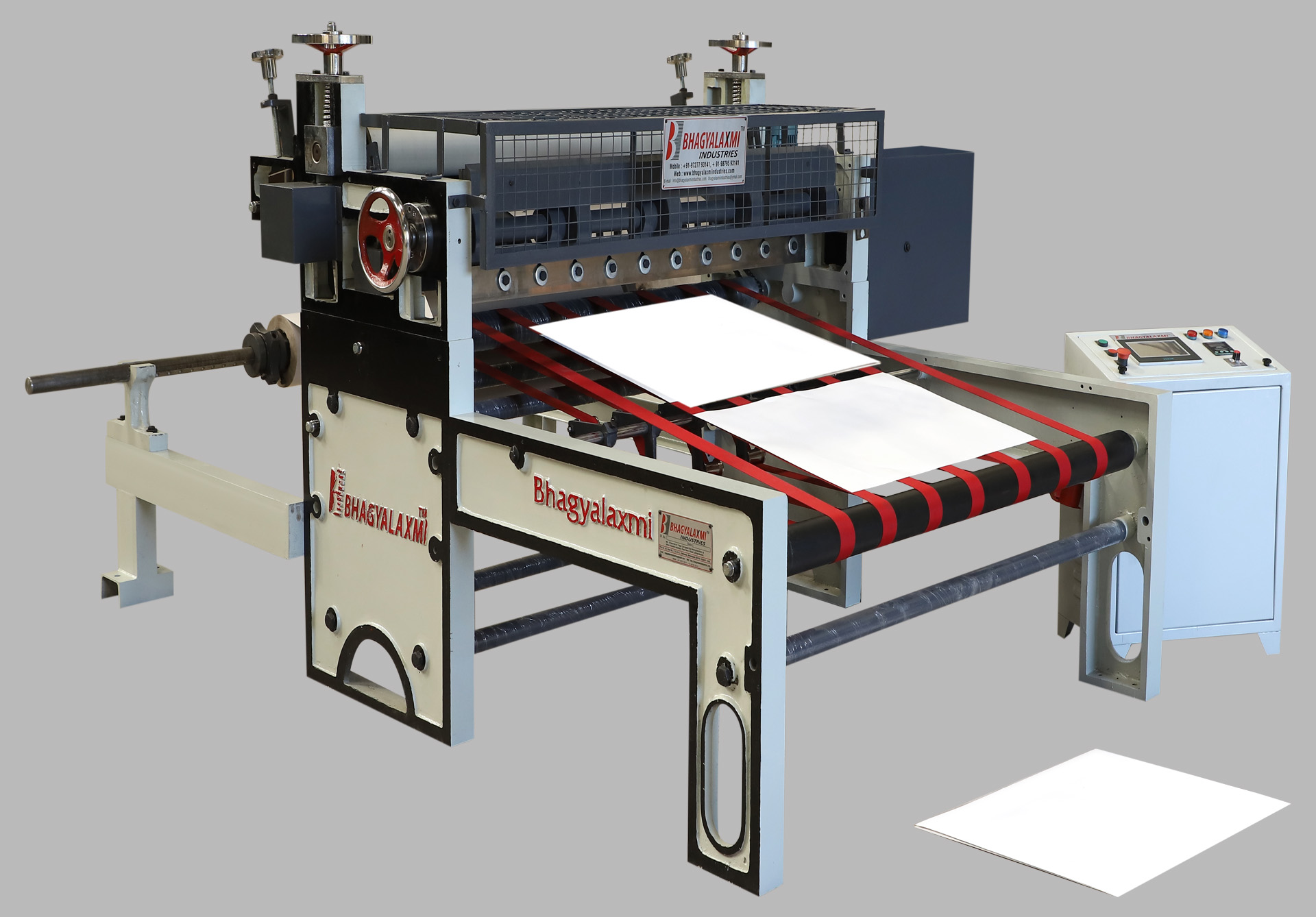 BSP Medium Duty Rotary Paper Corrugated Sheet Cutting Machine
